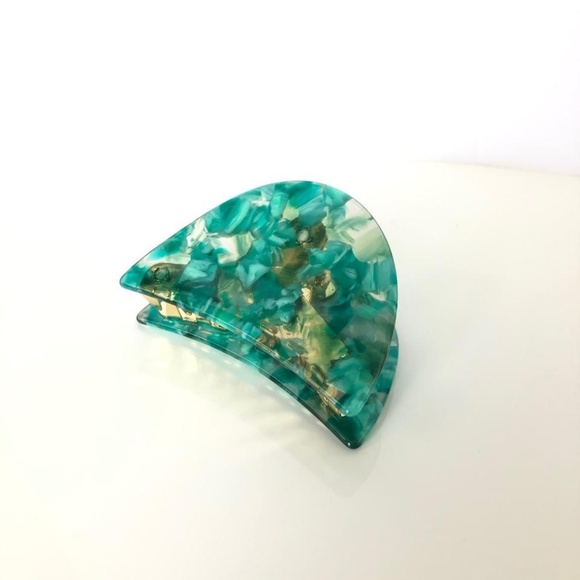 NEW Lele Sadoughi Laurel Green Butterfly Hair Clip - Picture 4 of 5